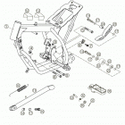 50 MINI ADVENTURE Frame, side stand 50 mini adv.