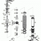 50 SX PRO JUNIOR LC Shock absorber disassembled 50 senior lc