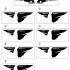 250 EXC RACING Decal 250 / 450 / 525