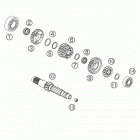 950 ADVENTURE Transmission i - main shaft 950