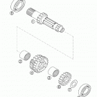250 EXC RACING Transmission i - main shaft 450 / 525 sx