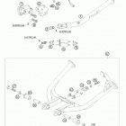 950 ADVENTURE Side and center stand 950