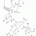 640 LC4 ADVENTURE Mask, fenders 640