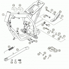 50 SX PRO JUNIOR LC Frame, side stand 50 junior lc