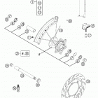 640 LC4 ENDURO Переднее колесо