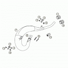 125/200 SX Exhaust pipe 125 / 200