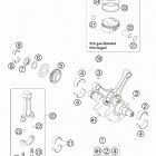 950 ADVENTURE Crankshaft, piston 950