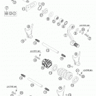400 EXC RACING Shifting mechanism 400