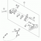 125/200 EXC Тормозной механизм задний