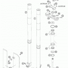 85 SX Front fork wp usd 43 85