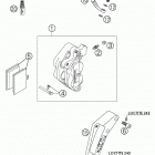 660 SUPERMOTO FACTORY REPLICA Тормозной механизм передний