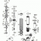640 LC4 ENDURO Shock absorber wp disassembled supermoto 640