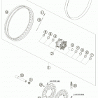 640 LC4 ADVENTURE Переднее колесо
