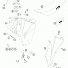 450 SUPERMOTO FACTORY REPLICA Tank, seat, cover 450