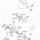 525 SMR Crankshaft, piston 450 / 525