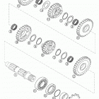 450 SUPERMOTO FACTORY REPLICA Transmission ii - countershaft 450