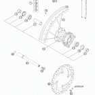 105 SX Переднее колесо