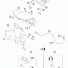 950 ADVENTURE Cockpit support, speedo-, tachometer 950