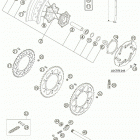 660 SUPERMOTO FACTORY REPLICA Rear wheel 660