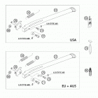 125/200 EXC Side stand 125 / 200