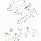 660 SUPERMOTO FACTORY REPLICA Silencer, pipes 660