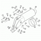 640 LC4 ADVENTURE Silencer hgs4 640