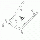 640 LC4 ADVENTURE Center stand 640