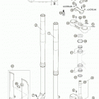 625 SXC Передняя вилка
