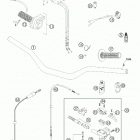 250 EXC RACING Handlebar, controls 250 / 450 / 525
