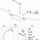 105 SX Handlebar, controls 105