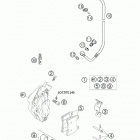 640 DUKE II Тормозной механизм передний