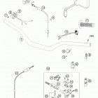 125/200 EXC Handlebar, controls 125 / 200