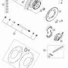 50 SX PRO JUNIOR LC Rear wheel 50 junior lc