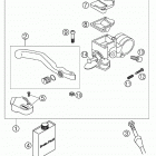 50 SX PRO JUNIOR LC Hand brake cylinder 50 lc