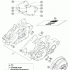 125/200 EXC Engine case 125 / 200