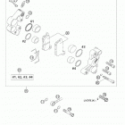 105 SX Тормозной механизм передний