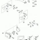 640 LC4 ENDURO Фара,задний фонарь и повторители