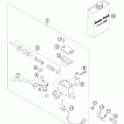 640 LC4 ENDURO Hand brake cylinder supermoto 640
