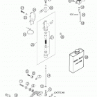 625 SXC Rear brake control 625