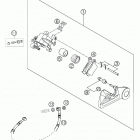 300 MXC Тормозной механизм задний