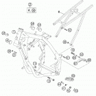 105 SX Frame, sub frame 105