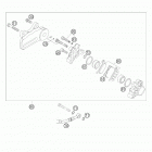 65 SX Brake caliper rear formula 65