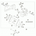 105 SX Тормозной механизм задний