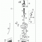 50 SX PRO JUNIOR LC Carburetor dellorto 14 phva ds 50 junior lc