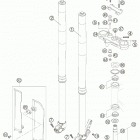 640 LC4 ENDURO Передняя вилка