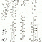 950 ADVENTURE Shock absorber wp disassembled 950