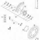 625 SMC Переднее колесо