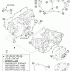250 SX Engine case 250 / 300