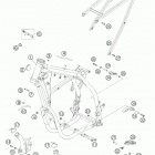 250 EXC RACING Frame, sub frame 250 / 450 / 525