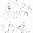 660 SUPERMOTO FACTORY REPLICA Tank, seat, cover 660